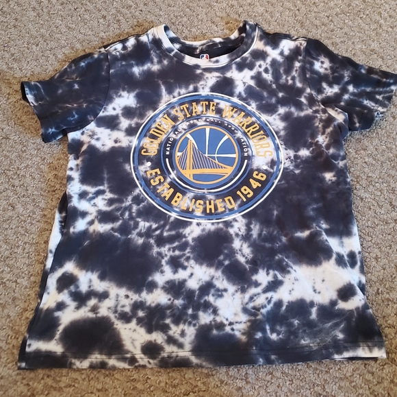 NBA Tops - Golden State Warriors tie dye t-shirt